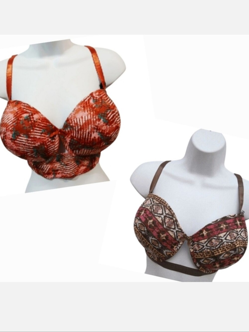 44C Two Pack Convertible Underwire Bra Adjustable Straps NWT